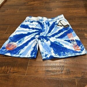 NWT- Youth NBA New York Nicks Tie Dye Sweatshorts